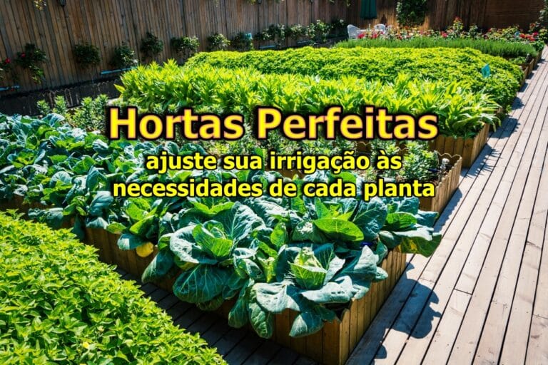 Irrigação ideal para cada tipo de hortaliça
