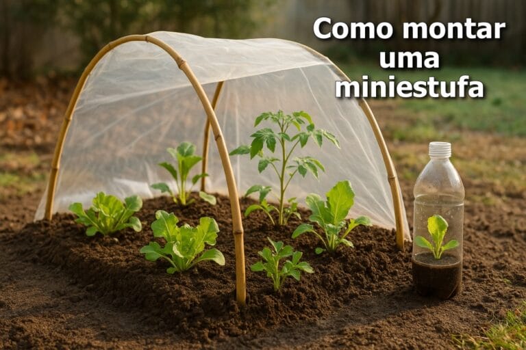 Como montar uma miniestufa