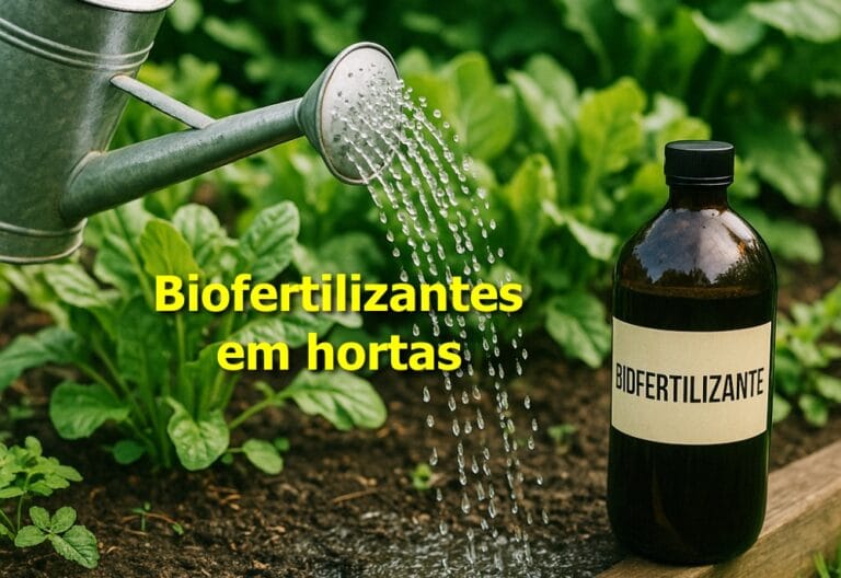 Biofertilizantes em hortas domésticas