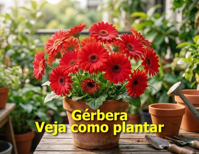 como plantar gérbera