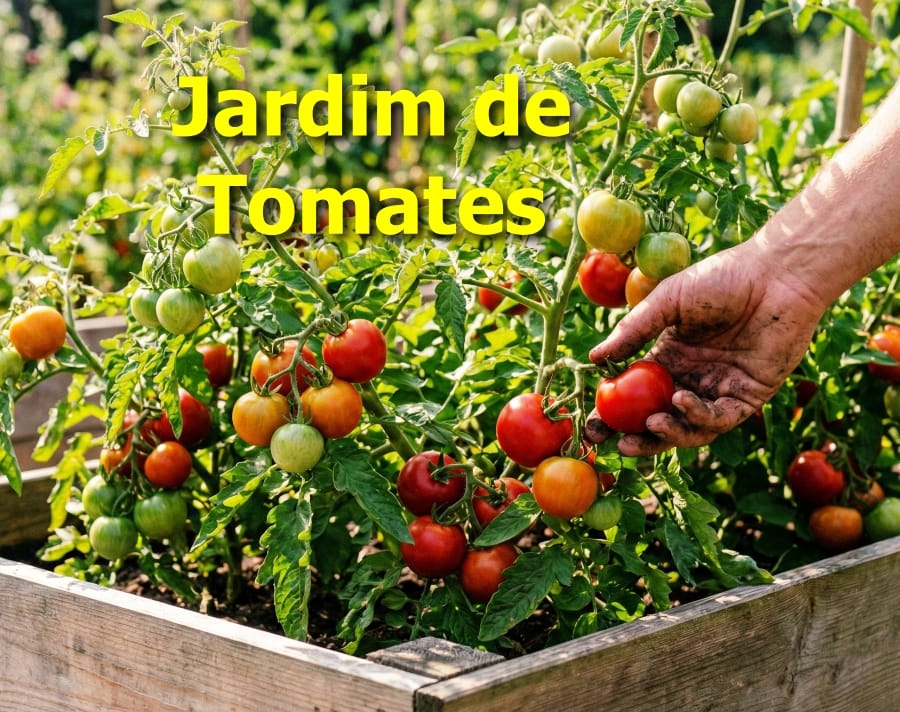 Jardim de tomates