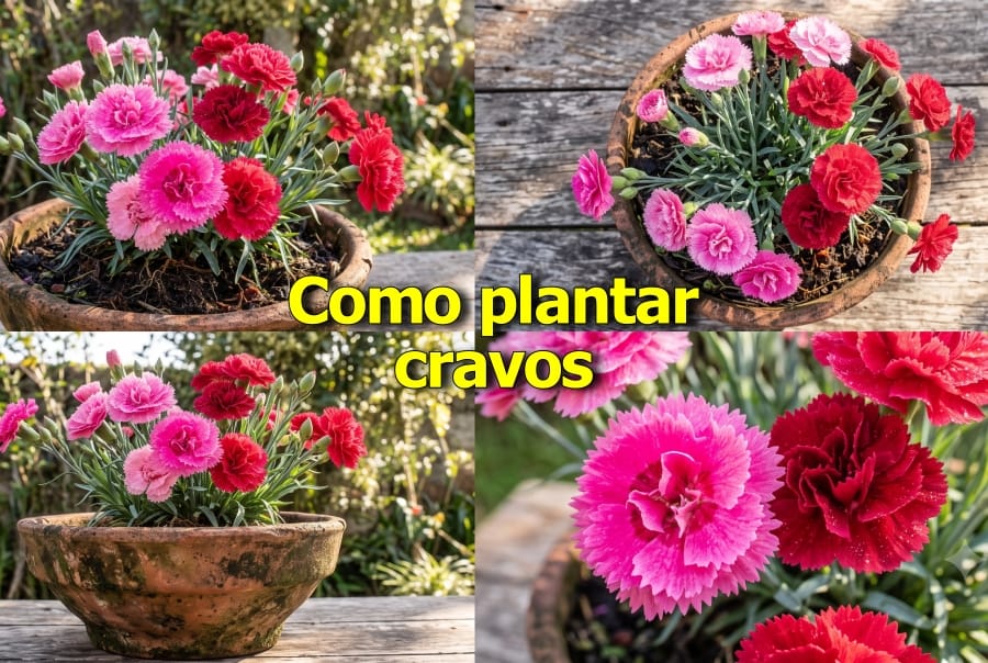 Como plantar cravos