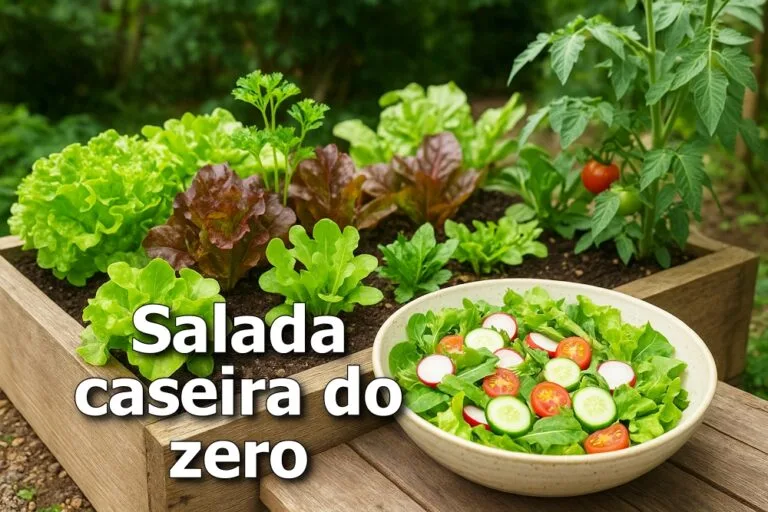 Salada caseira do zero