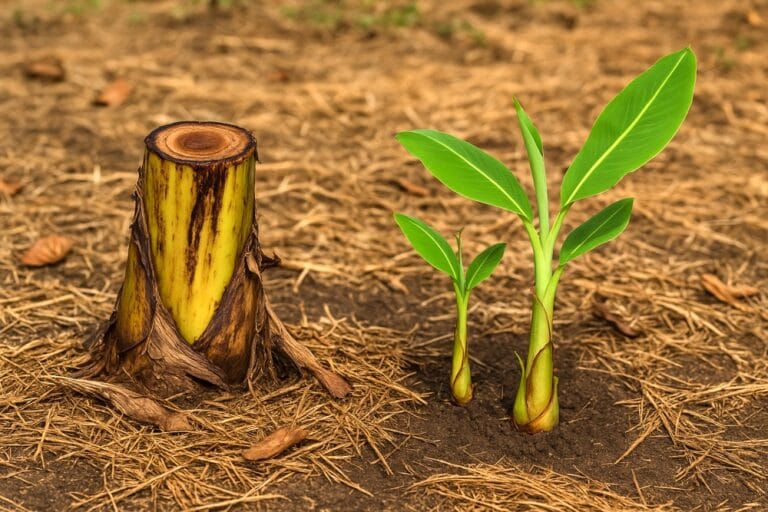 bananeira dá fruto só uma vez