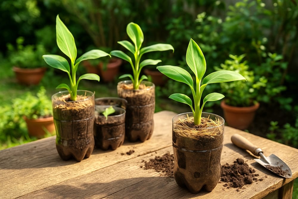 Plantar Banana com Garrafa PET: Técnica Sustentável para Produzir Mudas em Casa