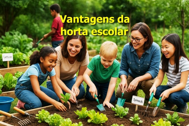 Vantagens da horta escolar