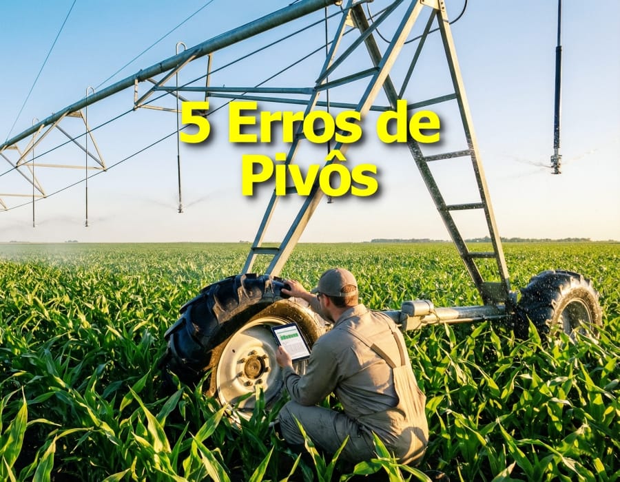 Erros de Pivôs Centrais que podem custar sua safra (e como evitá-los)