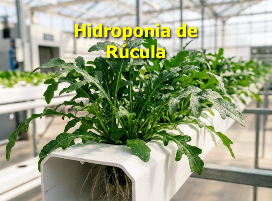Hidroponia de rúcula