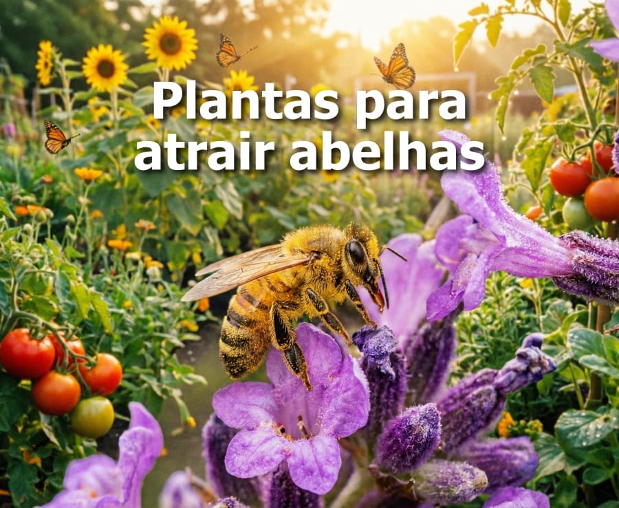 Plantas para atrair abelhas