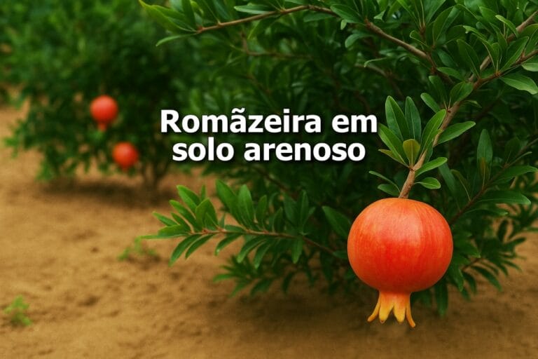 como plantar romã em solo arenoso