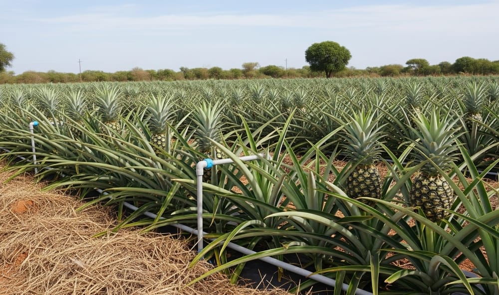 Plantio de Abacaxi em regiões secas