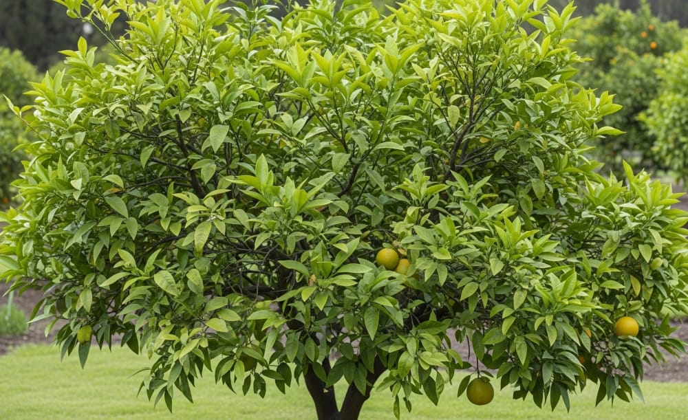 Laranjeira não dá frutos