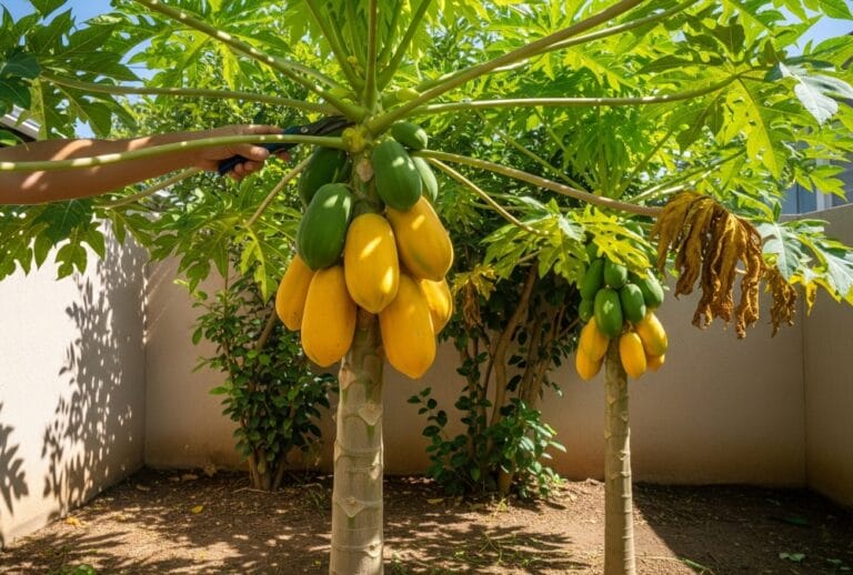 Mamão em espaço pequeno: reduza altura e aumente a colheita