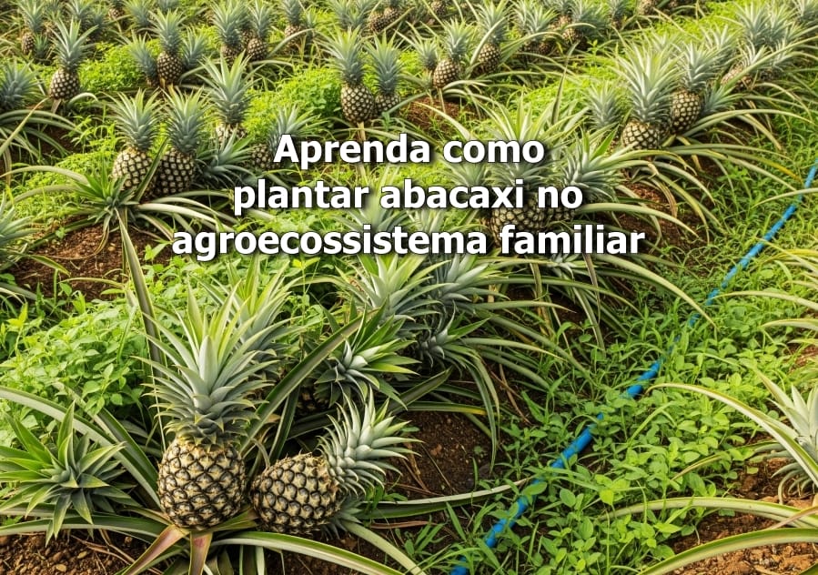 como plantar abacaxi no agroecossistema familiar