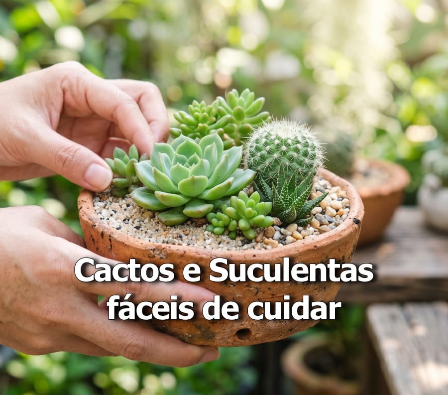 como cuidar de cactos e suculentas