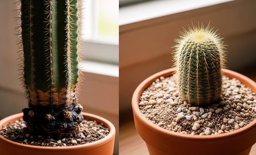cactos podem apodrecer
