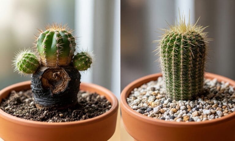 Cactos podem apodrecer