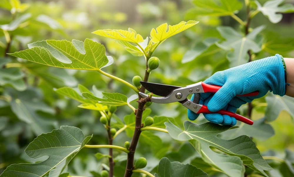 como podar figueira