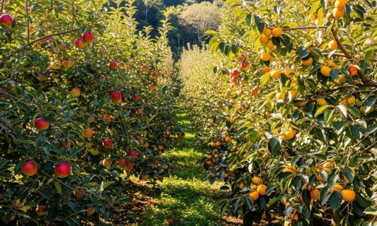 frutas que resistem à geada