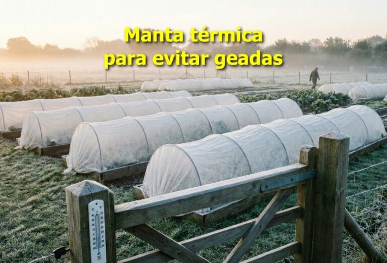 manta térmica para evitar geadas