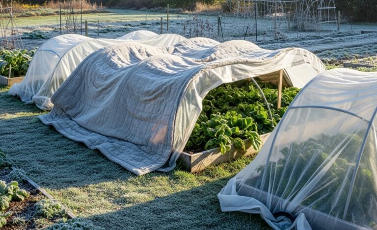 Como usar túnel baixo e manta térmica para evitar geadas