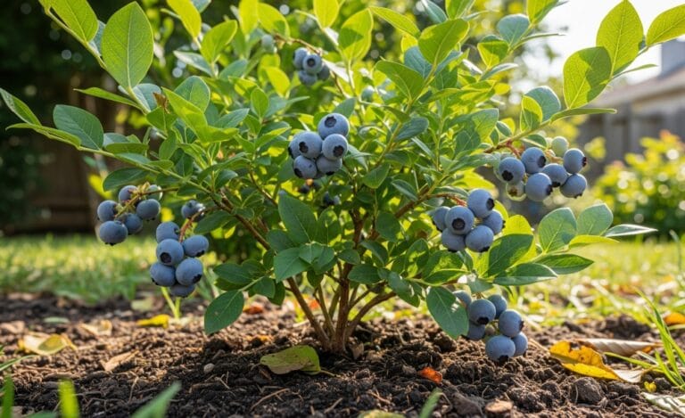 mirtilo no solo direto