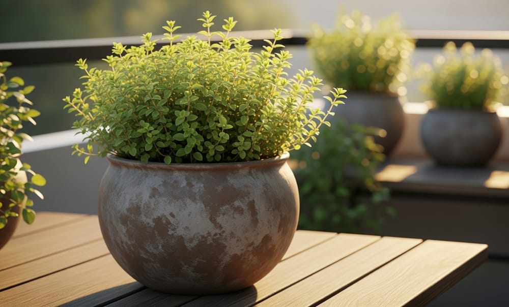 como plantar orégano em vaso