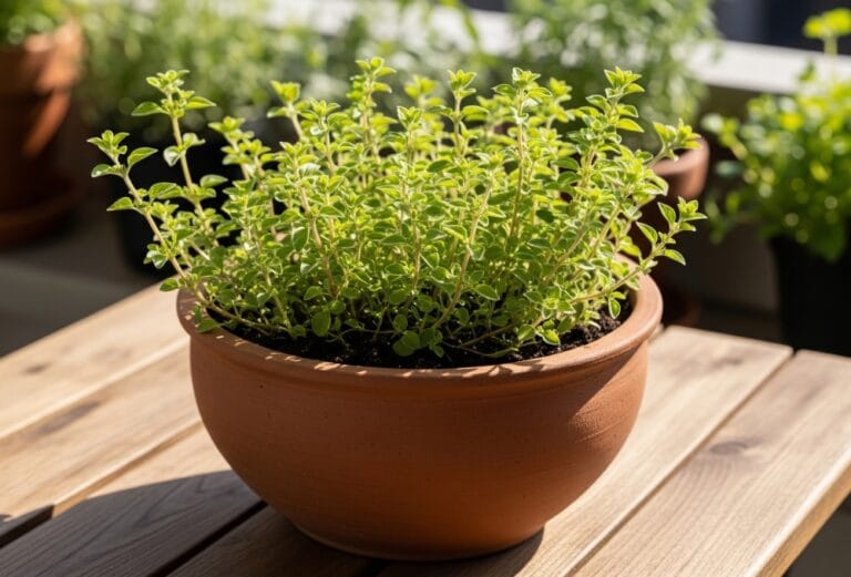 como plantar orégano em vaso