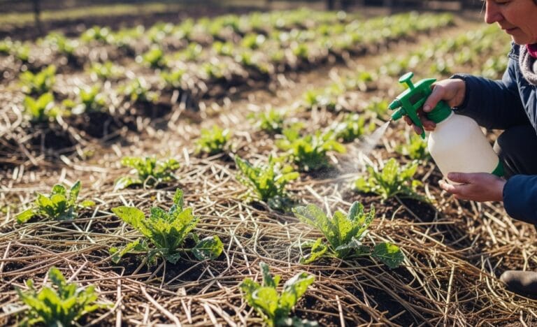 pragas de inverno na horta