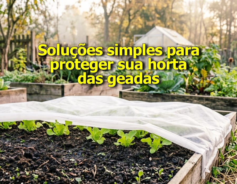 Como proteger sua Horta das Geadas de forma simples