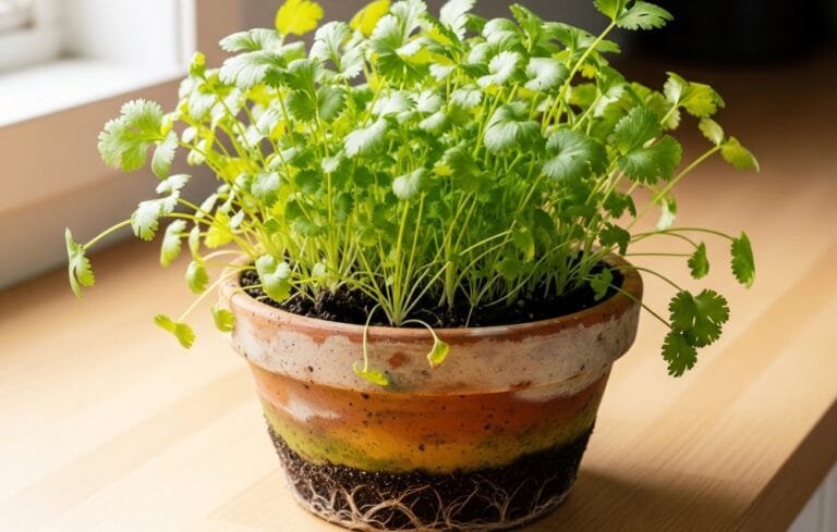 Como plantar coentro em vaso