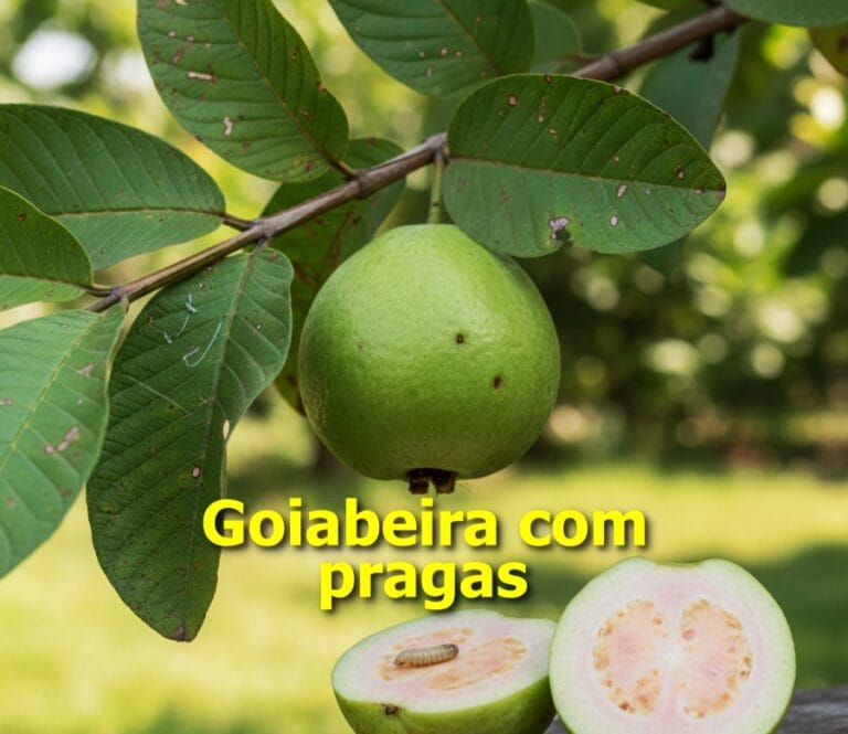 Goiabeira com pragas invisíveis
