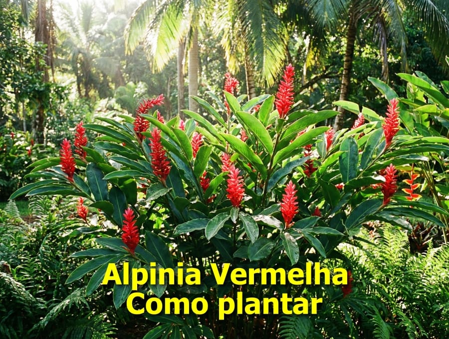 alpinia vermelha