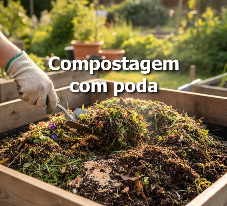 Compostagem com poda