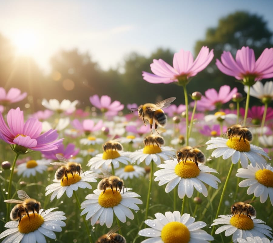 Flores que atraem Abelhas