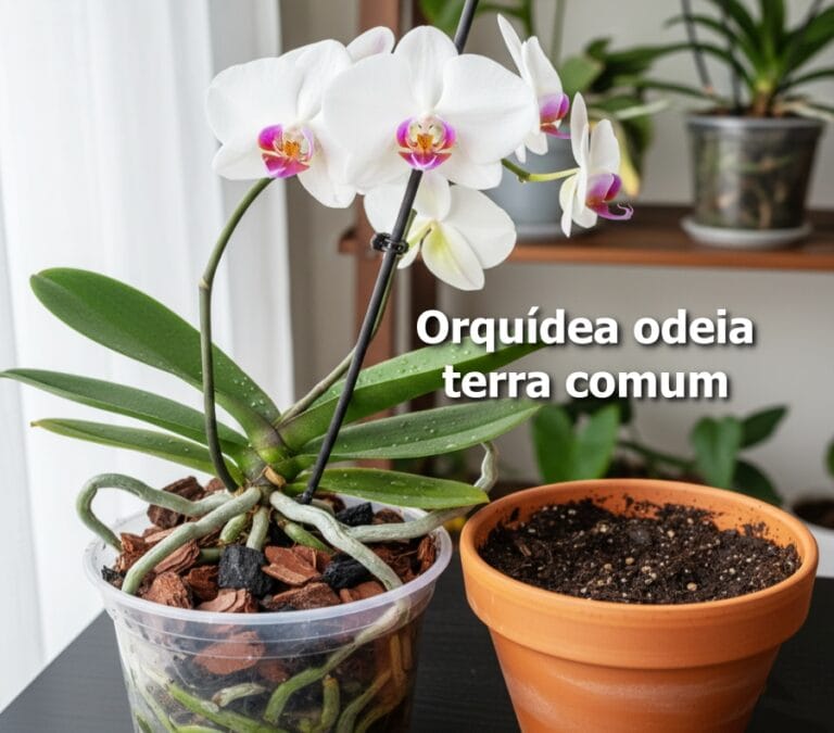 orquídea odeia terra comum