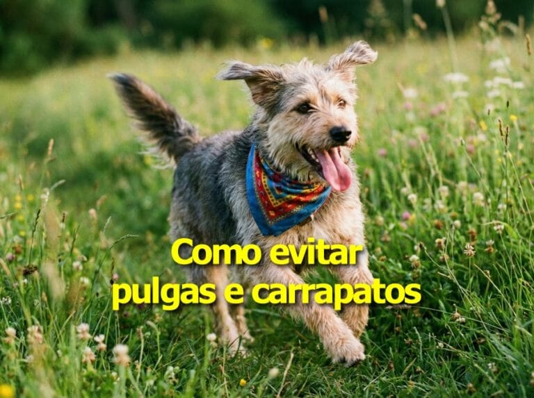 como evitar pulgas e carrapatos