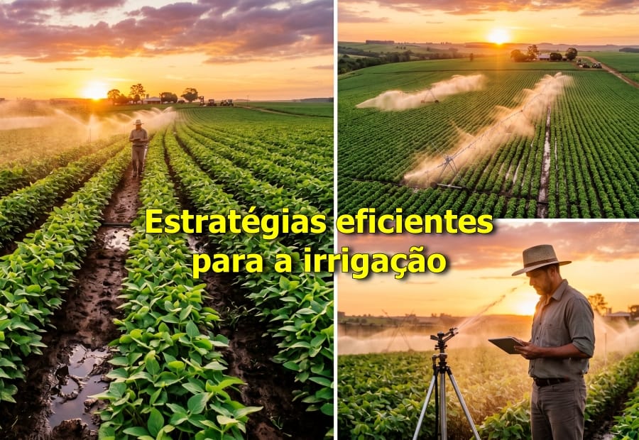Estratégias eficientes para a irrigação