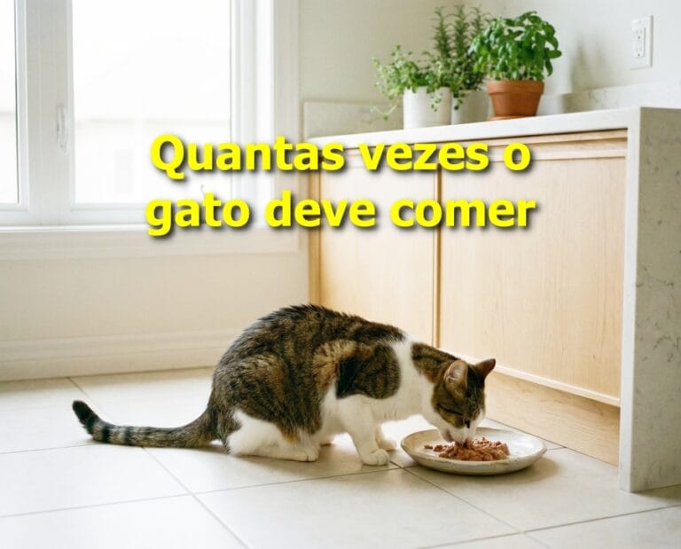 quantas vezes o gato deve comer