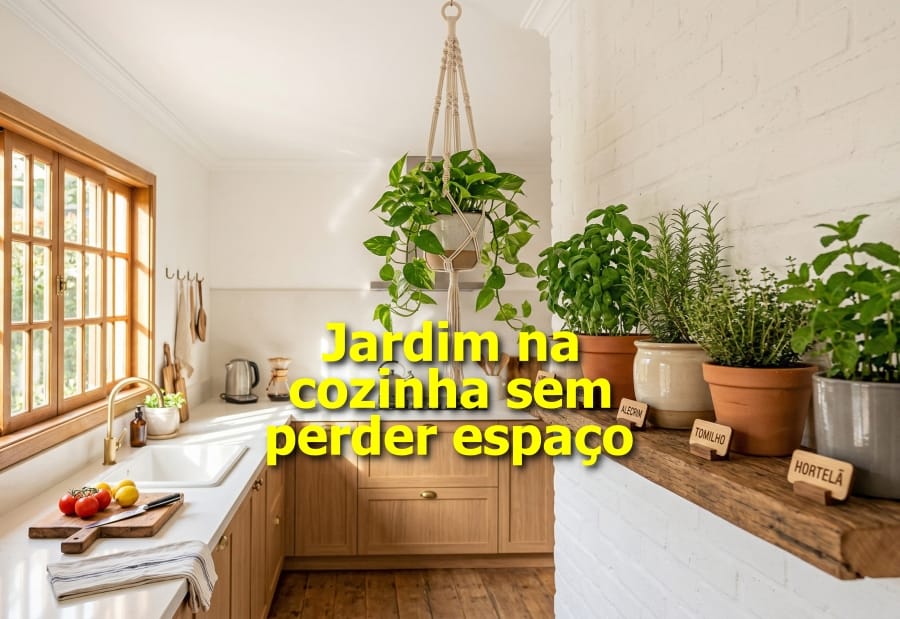 jardim na cozinha
