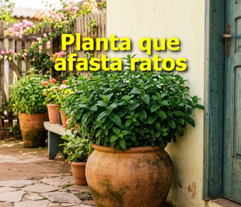 Planta que afasta ratos