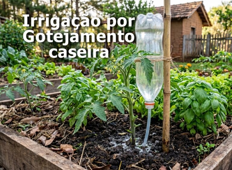 Irrigação por Gotejamento caseira