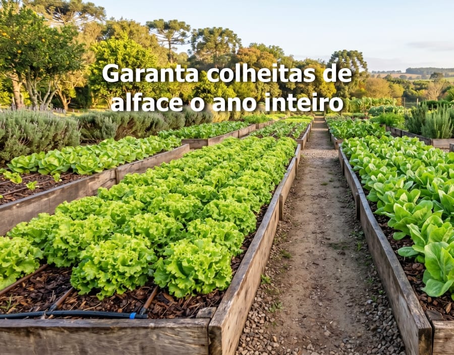 Como Plantar Alface e Garantir Colheitas de Alface o Ano Inteiro