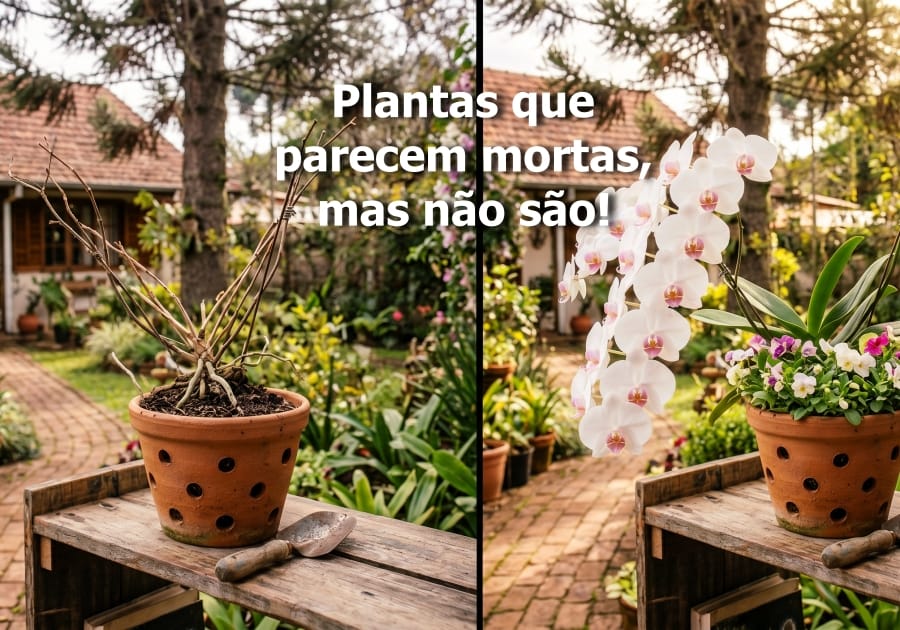 plantas que parecem mortas