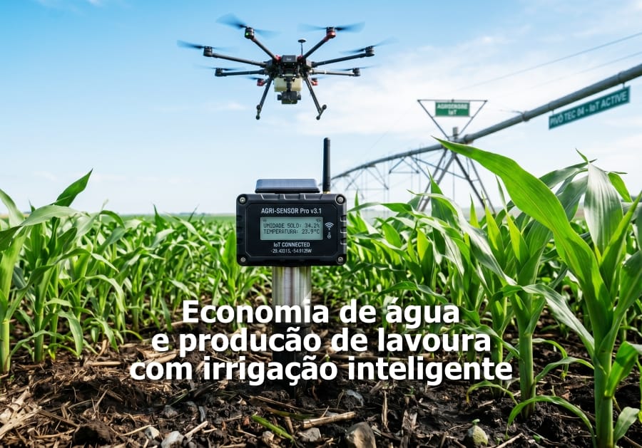 Irrigação Inteligente: economize água e aumente a produção na sua lavoura