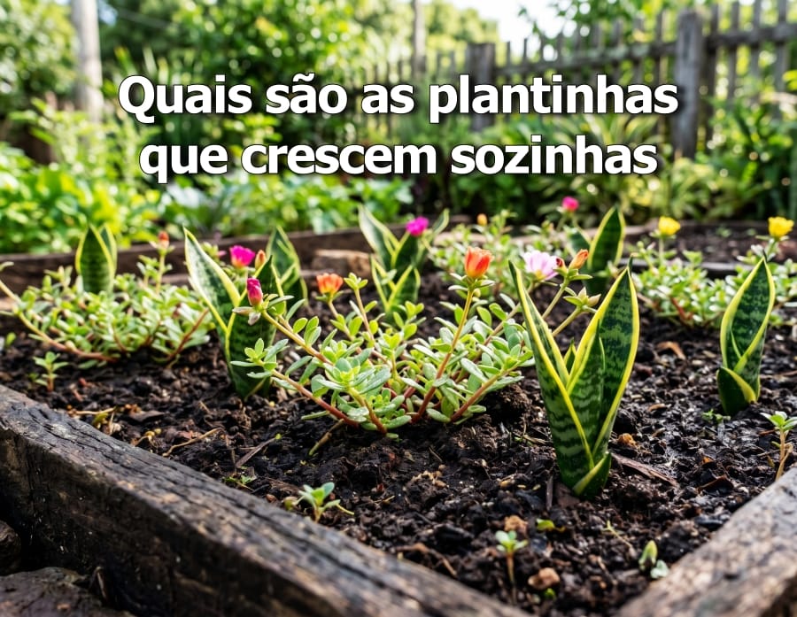 plantas que crescem sozinhas