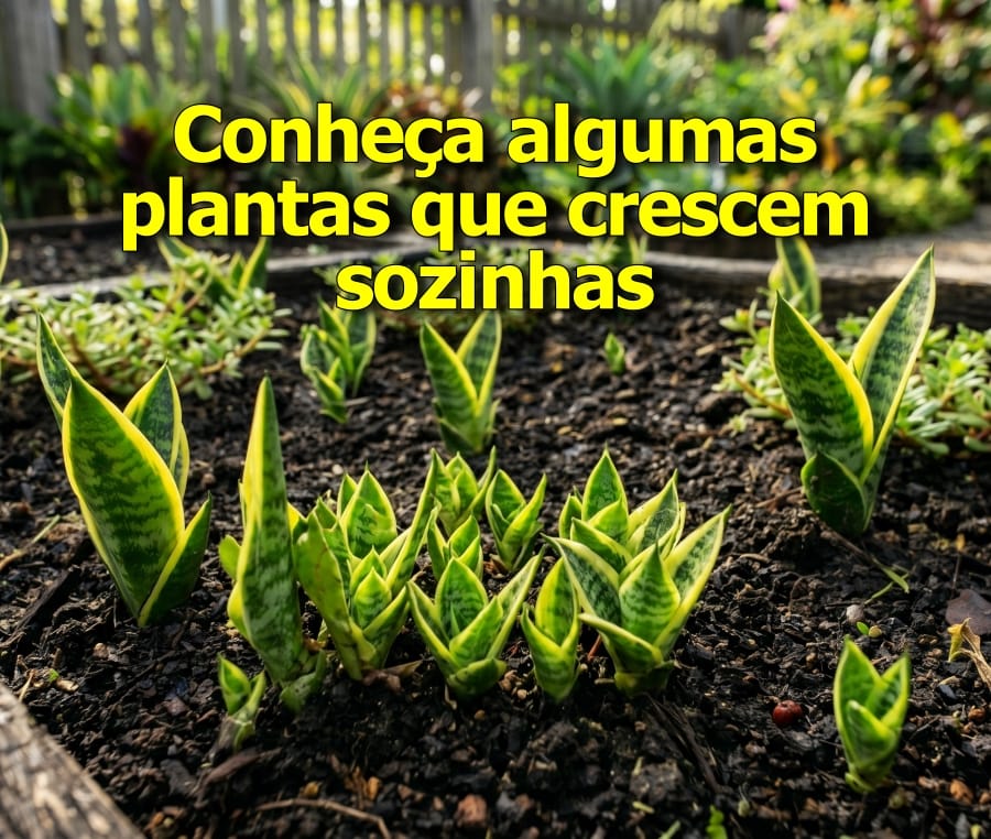 Plantas que crescem sozinhas