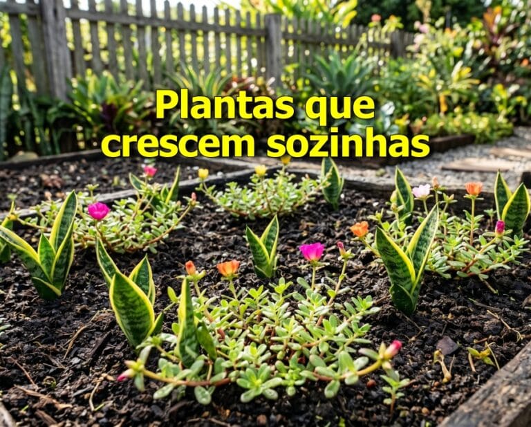 Plantas que crescem sozinhas