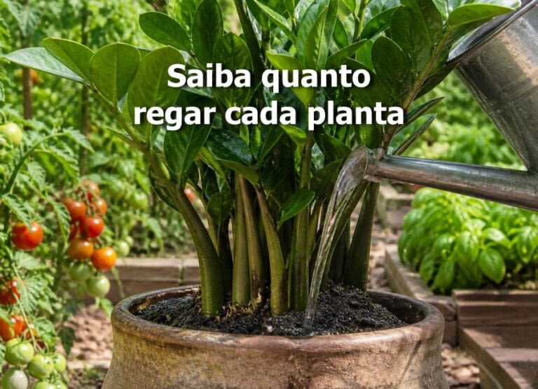 Quanto regar cada Planta