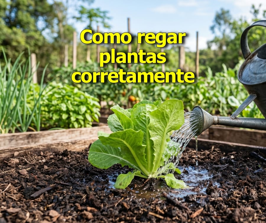 Você está regando errado suas plantas